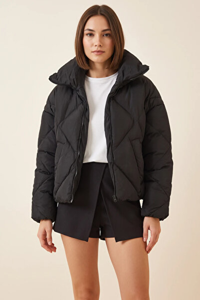 Efnaz style Women's Oversize Black Coat