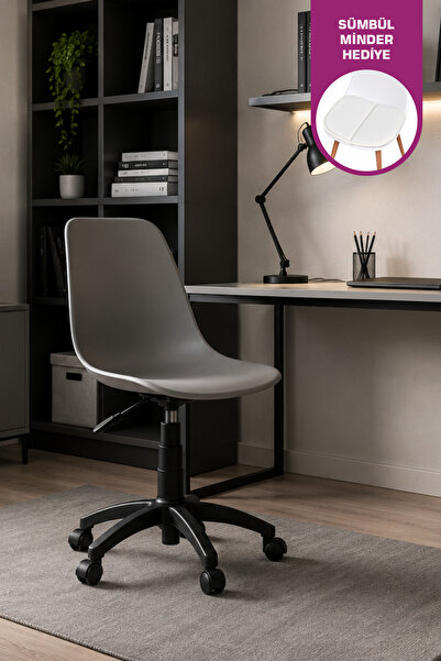 VİLİNZE Eames Çalışma Koltuğu Tekerlekli Ofis Sandalyesi