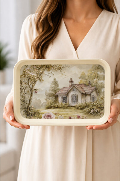 Zucci Home Country Cottage 20X30 cm Decorative Serving Tray – Vintage Present...