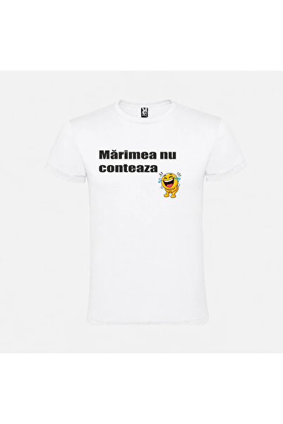 NO BRAND Tricou , Marimea nu conteaza..''