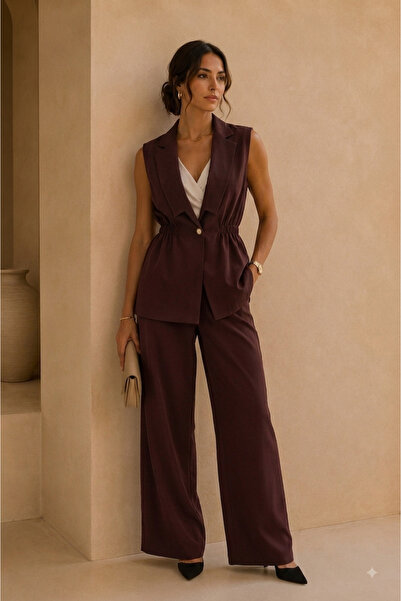 Raben Women's Vest and Pants Set - Stylish Two-Piece Set with Drawstring Waist