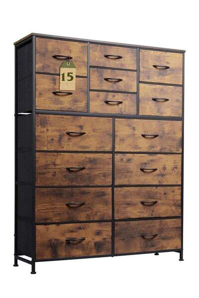 KEKE Deal 15-drawer large size Fabric model For inside Home Bed Room Storage ...