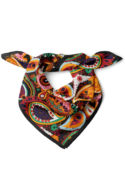 nehir eşarp Ethnic Pattern Scarf Bandana 50X50 cm