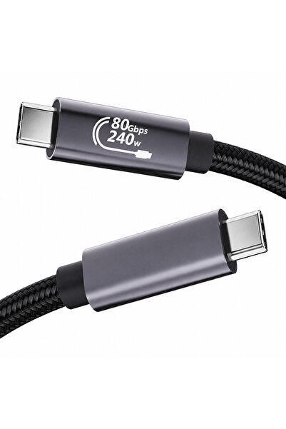 Pmr Thunderbolt 5 Type-C Cable 80Gbps 240W Pd 3.1 16K 60Hz 1.8 Meter Zr1325