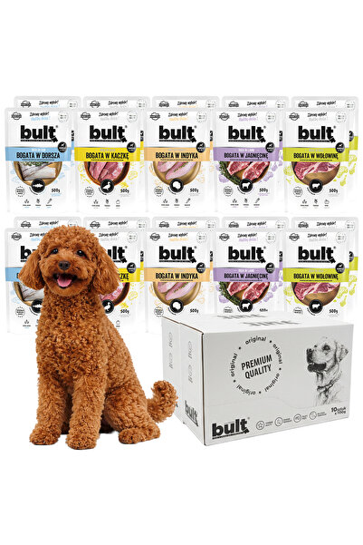 Bult Hrană umedă completă pentru câini, 6 arome, pungă 20x500g