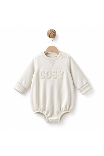 BabyCosy Organic Wear Unisex Oversize Bodysuit 47% Cotton 47% Modal 6% Elasta...