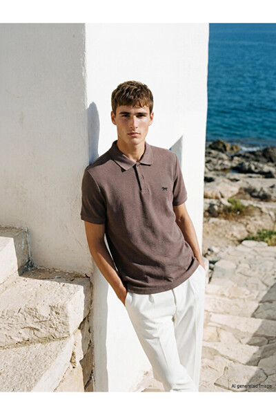 LC Waikiki Esvab • Modern & Distinctive Devrik Roba Collar Men's T-Shirt