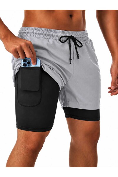 Award Fashion Men's Quick Dry Fitness Training Halısa Short Tights Outdoor Sh...