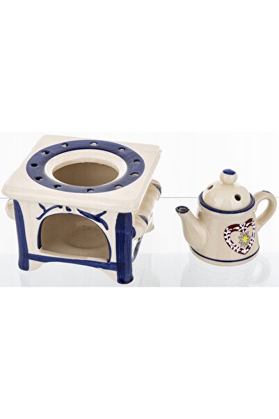 NO BRAND Arzător de aromă ceramic de 18 cm pentru uleiuri esențiale și topito...