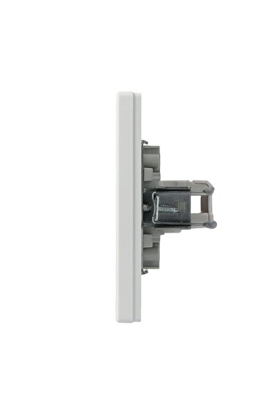 Schneider Electric ASFORA Priză dublă RJ45 pentru computer, cu ramă albă, EPH...