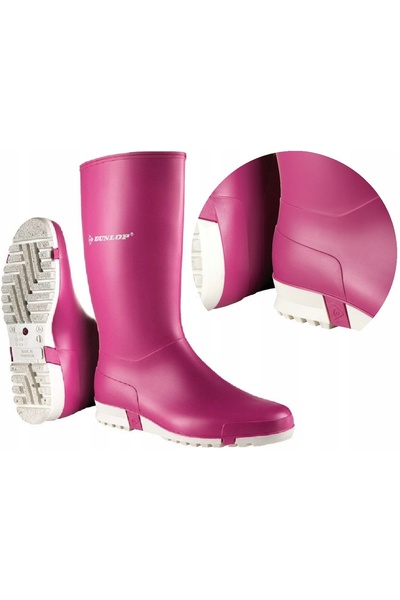 DUNLOP Pantofi sport de damă din cauciuc, roz, R 35