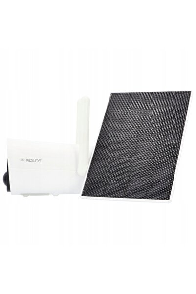 NO BRAND Cameră de supraveghere exterioară WiFi cu panou solar, 3 MP, Tuya, p...