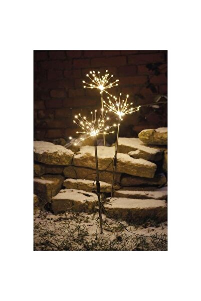 NO BRAND Decorațiune de grădină - 180 LED-uri tip artificii, 65 cm, alb cald,...