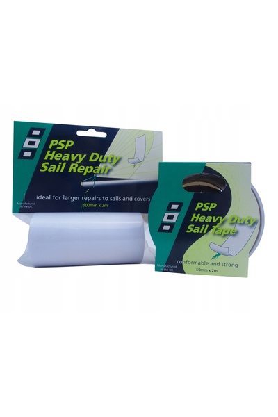 NO BRAND Bandă adezivă PSP Heavy Duty pentru reparații prelate 100mm 2m