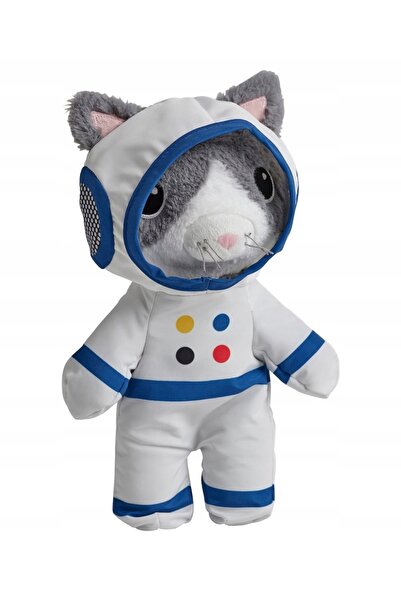 IKEA AFTONSPARV Pisică astronaută în costum spațial de pluș 28 cm