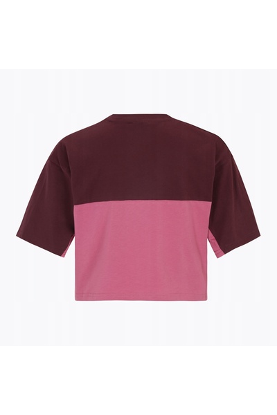 FILA Tricou de damă Loobu Blocked, culoare roșu-violet, XS