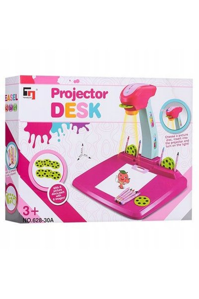 NiceKids Proiector pentru învățarea desenului, proiector, set creativ, șabloa...