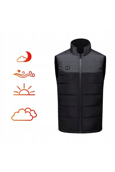 MANTA Vestă termică încălzibilă pentru bărbați, echipament de încălzire, 2XL