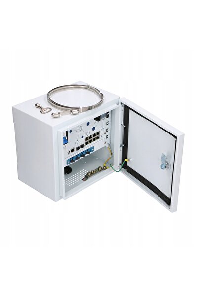 Extralink Switch PoE exterior 8x PORT 2x SFP 200W MinosE