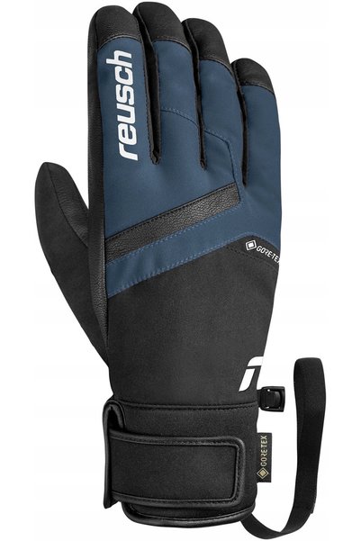 Reusch Mănuși de schi Booster GORE-TEX Negru/Alb