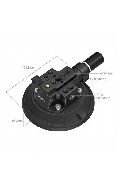 SmallRig Suport auto cu ventuză pentru cameră 4122B 4 "