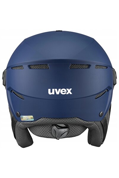 Uvex INSTINCT VISOR cască de schi hardshell cu ochelari de protecție albastru...