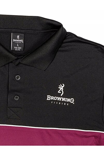 NO BRAND Tricou polo Browning Dry Fit Mărimea M: Mediu (M)