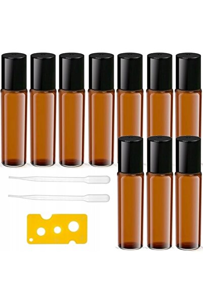 NO BRAND 10 BUC. STICLĂ ULEI 10ML BRONZ PARFUM COSMETICE MASAJ