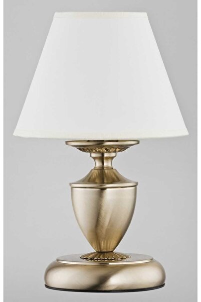 NO BRAND Lampă de masă Alfa SOFIA din alamă cu abajur 10W E14