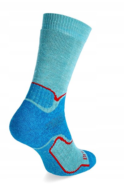 NO BRAND Șosete Bridgedale Hike MW Merino Perfo Boot Pattern - albastru 48+