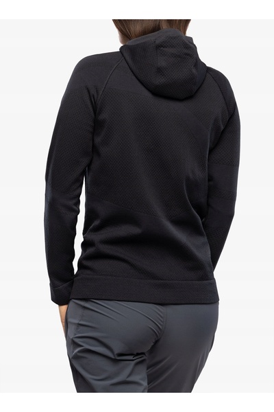 Brubeck Thermo Wool de la Pustelnik, hanorac cu fermoar pentru femei - negru XL