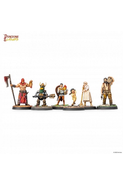 NO BRAND Pachet de miniaturi NPC - Jocuri de luptă RPG pe tablă