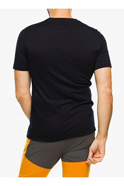 Odlo Tricou termic Merino 200 BL cu guler rotund și mânecă scurtă - negru M