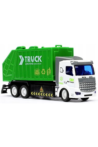 Dromader Camion de gunoi cu telecomandă 1:48 metalic
