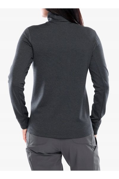 Odlo Hanorac de damă Grid Fleece Mid Layer FZ cu fermoar - negru melanj S