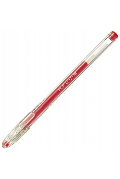 NO BRAND Pix cu gel roșu Pilot G1 Precision 0.5mm ergonomic x 12 BUCĂȚI