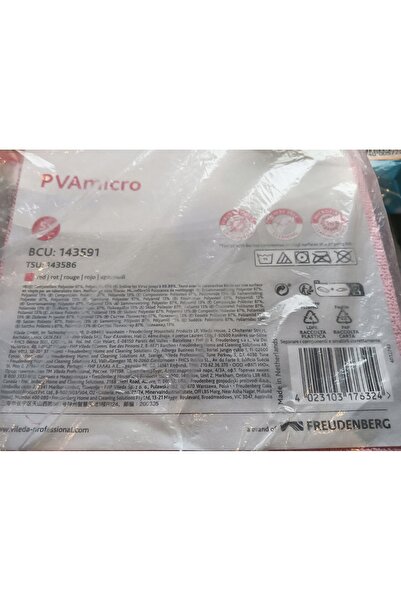 Vileda Professional Lavetă magică super absorbantă roșie VILEDA PVA micro pro...