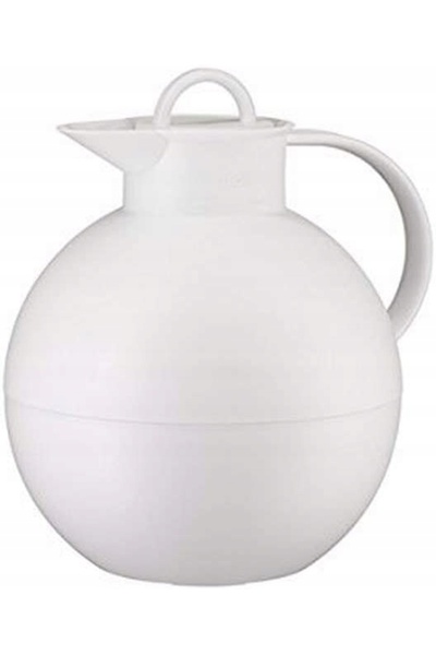 alfiyo Alfi Termos Kugel Jug alb, mâner mat din plastic