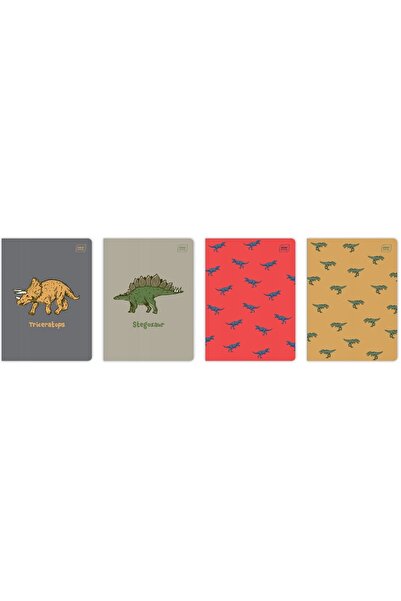 Interdruk Caiet A5 32 de foi cu linii triple Dinozauri x30
