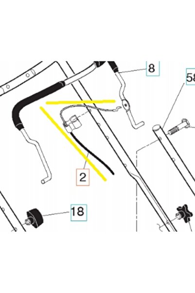 Husqvarna Cablu HU700H 532424983