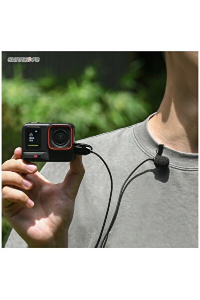 NO BRAND Microfon USB cu clemă, tip USB C, pentru Insta360 Ace / Pro / Pro 2