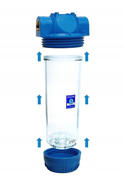 NO BRAND Filtru de apă de 3/4'' cu corp îngust, în 2 trepte