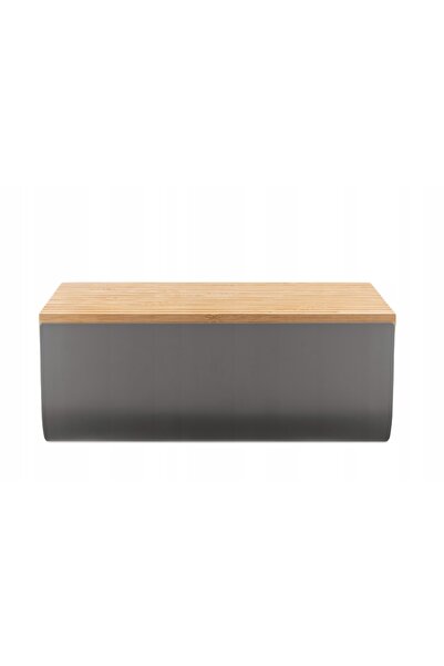 NO BRAND Alessi MATTINA BG03 DG Cutie pentru pâine cu tăietor, gri închis