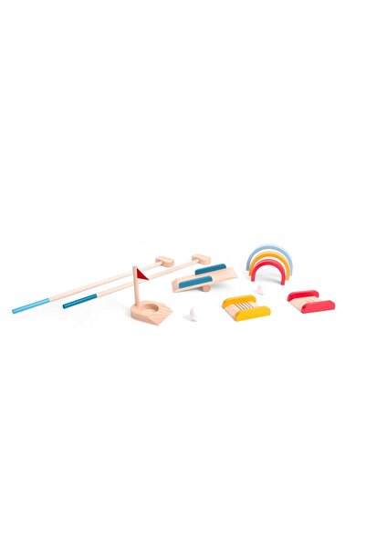 BS Toys Set de joc de golf din lemn 4+ GA474