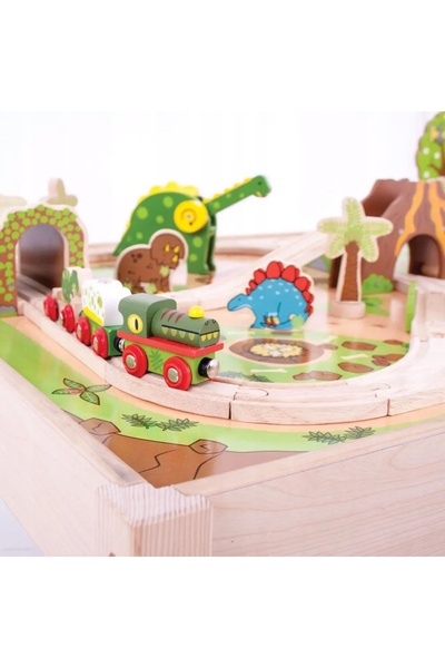NO BRAND BIGJIGS: trenul țării dinozaurilor BJT035