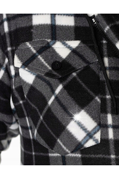 NO BRAND Bluză călduroasă din fleece pentru bărbați, termică, extensibilă, 22...
