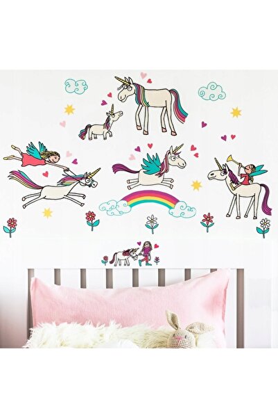 NO BRAND Tyrrell Katz: unicorni - autocolante de perete