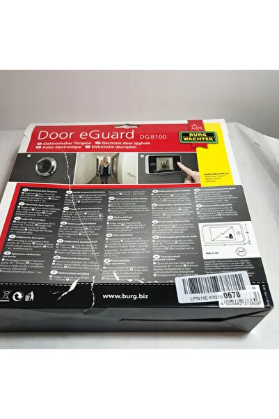 NO BRAND Burg-Wachter Door eGuard DG 8100 Vizor electronic de ușă cu cameră