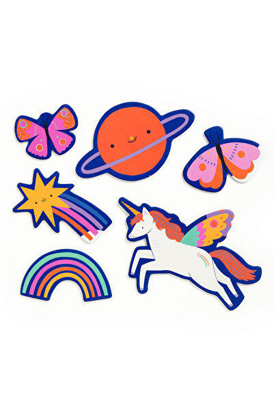 NO BRAND Mudpuppy: puzzle cu forme unice unicorni magici 25 piese 3+