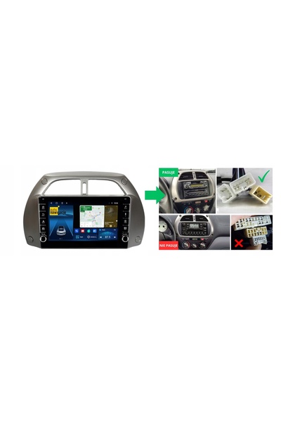 NO BRAND RADIO CU NAVIGAȚIE GPS PENTRU TOYOTA RAV4 RAV-4 2000-2003 CU SISTEM ...